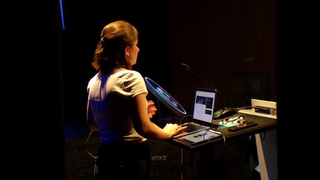 Picture of Cyd from backstage at Wey Wey Web 2025